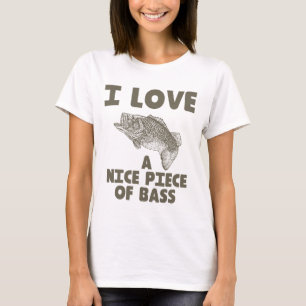 T-shirt Eu amo uma parte agradável de baixo