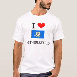 T-shirt Eu amo Wethersfield Connecticut