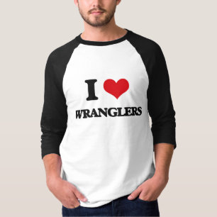 T-shirt Eu amo Wranglers