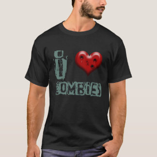 T-shirt eu amo zombis