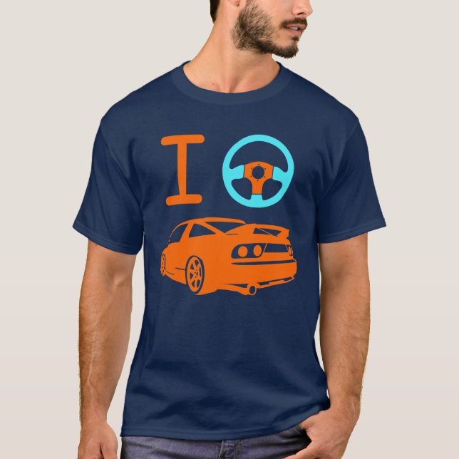 T-shirt Eu (amor) conduzo - SX- /version5 (Frente)