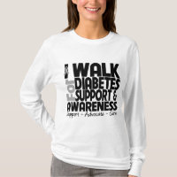 Eu ando para a consciência do diabetes