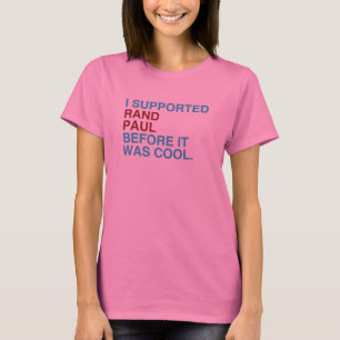 T-shirt Eu apoiei a margem Paul antes que estêve legal