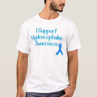 T-shirt Eu apoio a consciência da hidrocefalia