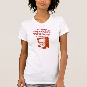T-shirt Eu aumento-o um Chomsky