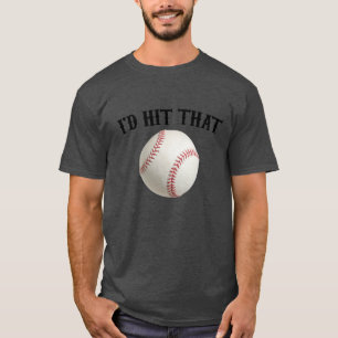 T-shirt Eu bateria esse basebol