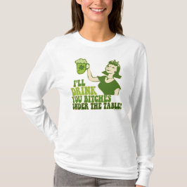 T-shirt Eu bebê-lo-ei sob a mesa