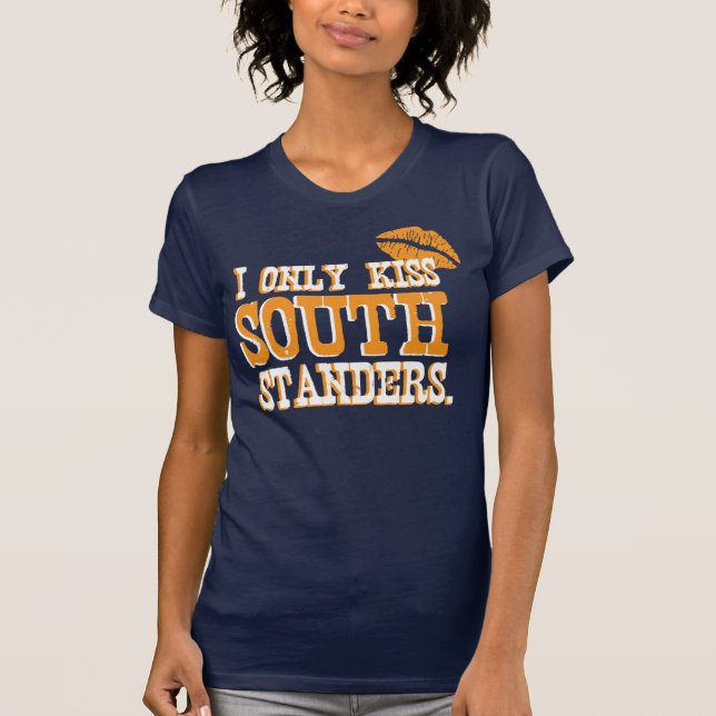 T-shirt Eu beijo somente Standers sul (Frente)