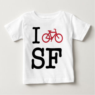 T-shirt Eu bike SF (biking do costume SF)