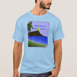T-shirt Eu caminhei a cabeça Havaí do diamante