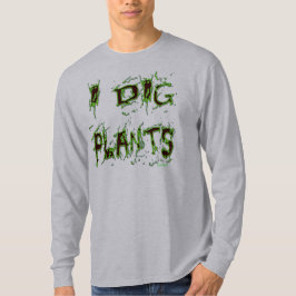 T-shirt Eu Canto Plantas Engraçadas Slogan De Jardineiro