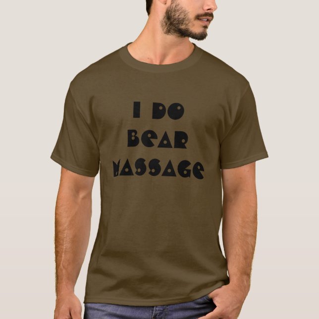 T-shirt Eu carrego a massagem (Frente)