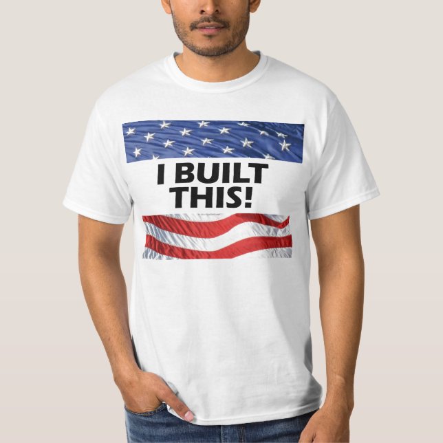 T-shirt Eu construí este! (Frente)