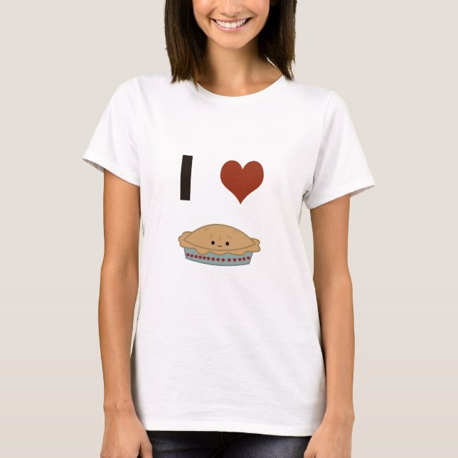 T-shirt Eu coração (amor) (Frente)