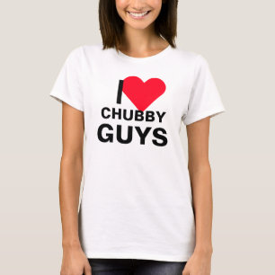 T-shirt Eu Corto Caras de Chubby