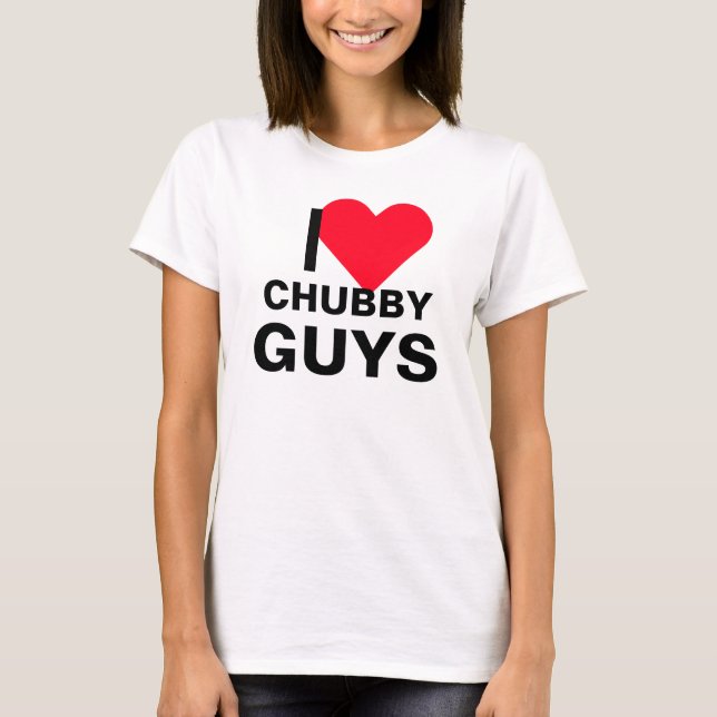 T-shirt Eu Corto Caras de Chubby (Frente)