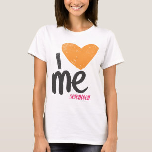 T-shirt Eu Corto Laranja