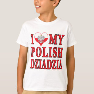 T-shirt Eu Corto Minha Dziadzia Polonesa