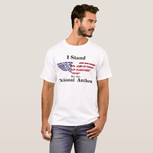 T-shirt Eu defendo o Hino Nacional
