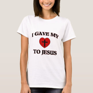 T-shirt Eu dei o meu (coração) a Jesus