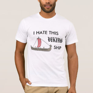 T-shirt Eu deio este navio de viquingue
