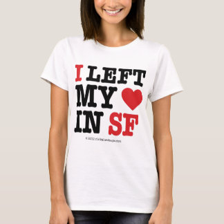 T-shirt Eu deixei meu coração