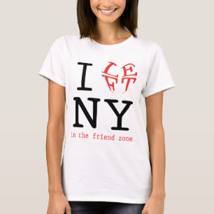 T-shirt Eu deixei NY na zona do amigo