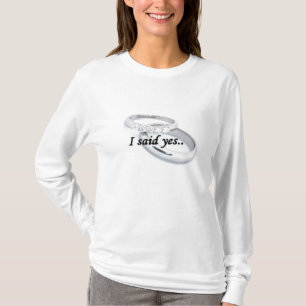 T-shirt eu disse que sim! Futuro Sra....