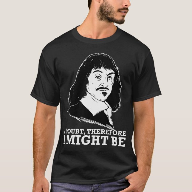 T-shirt eu duvido, conseqüentemente eu pude ser - Rene (Frente)