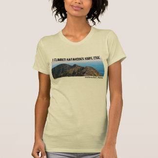 T-shirt Eu escalei a borda de faca de Katahdin