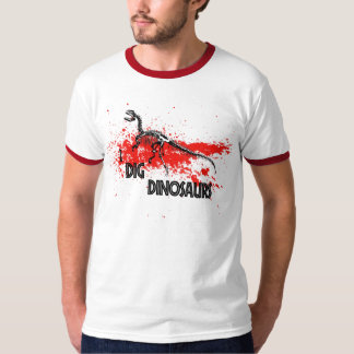 T-shirt eu escavo dinossauros
