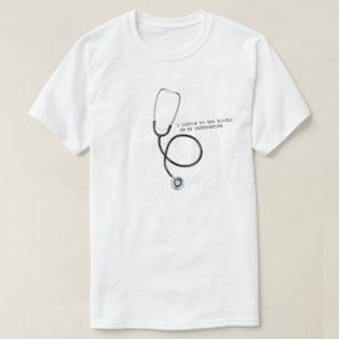 T-shirt Eu escuto as vozes... engraçado humorístico