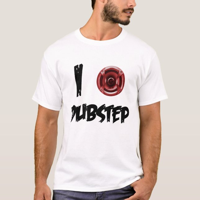 T-shirt Eu escuto Dubstep (Frente)