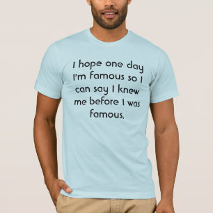 T-shirt Eu espero…