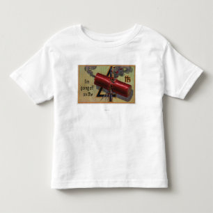 T-shirt Eu estou apagando-me nos quartos # 2