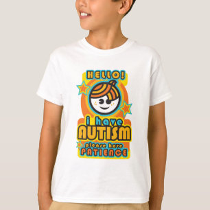 T-shirt Eu estou com o autismo - por favor ter a paciênci