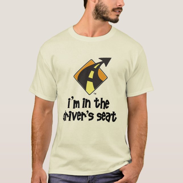 T-shirt eu estou no assento de motorista (Frente)