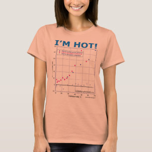 T-shirt Eu estou QUENTE!