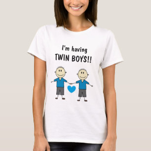 T-shirt Eu estou tendo a figura adorável meninos da vara
