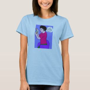 T-shirt Eu estou tentando chamá-lo