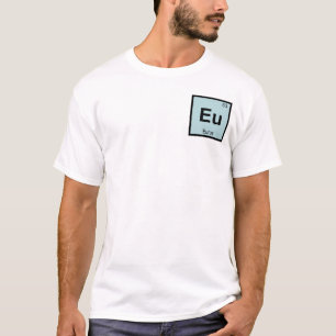 T-shirt Eu - Eurus Química Grega Símbolo da Tabela Periódi