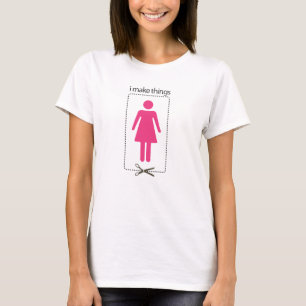 T-shirt Eu faço coisas