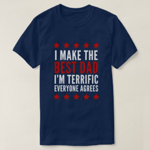 T-shirt Eu faço o melhor pai