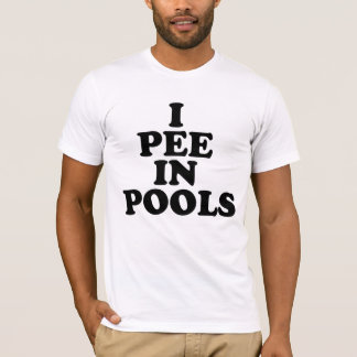 T-shirt Eu faço xixi nas piscinas
