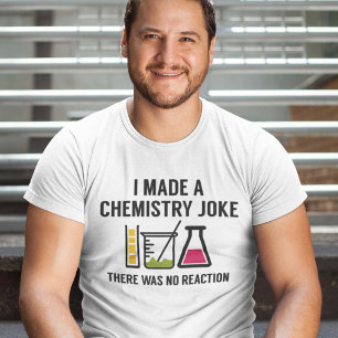 T-shirt Eu fiz uma piada da química
