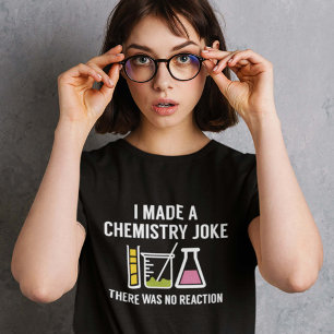 T-shirt Eu fiz uma piada da química