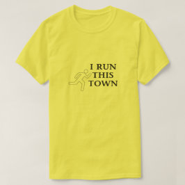 T-shirt Eu funciono este corredor da cidade