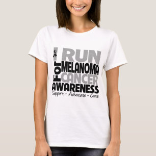 T-shirt Eu funciono para a consciência da melanoma