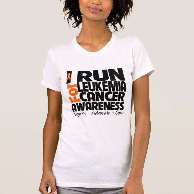 T-shirt Eu funciono para a consciência do cancer da (Frente)