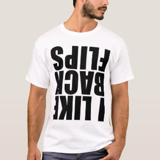 T-shirt Eu gosto de backflips